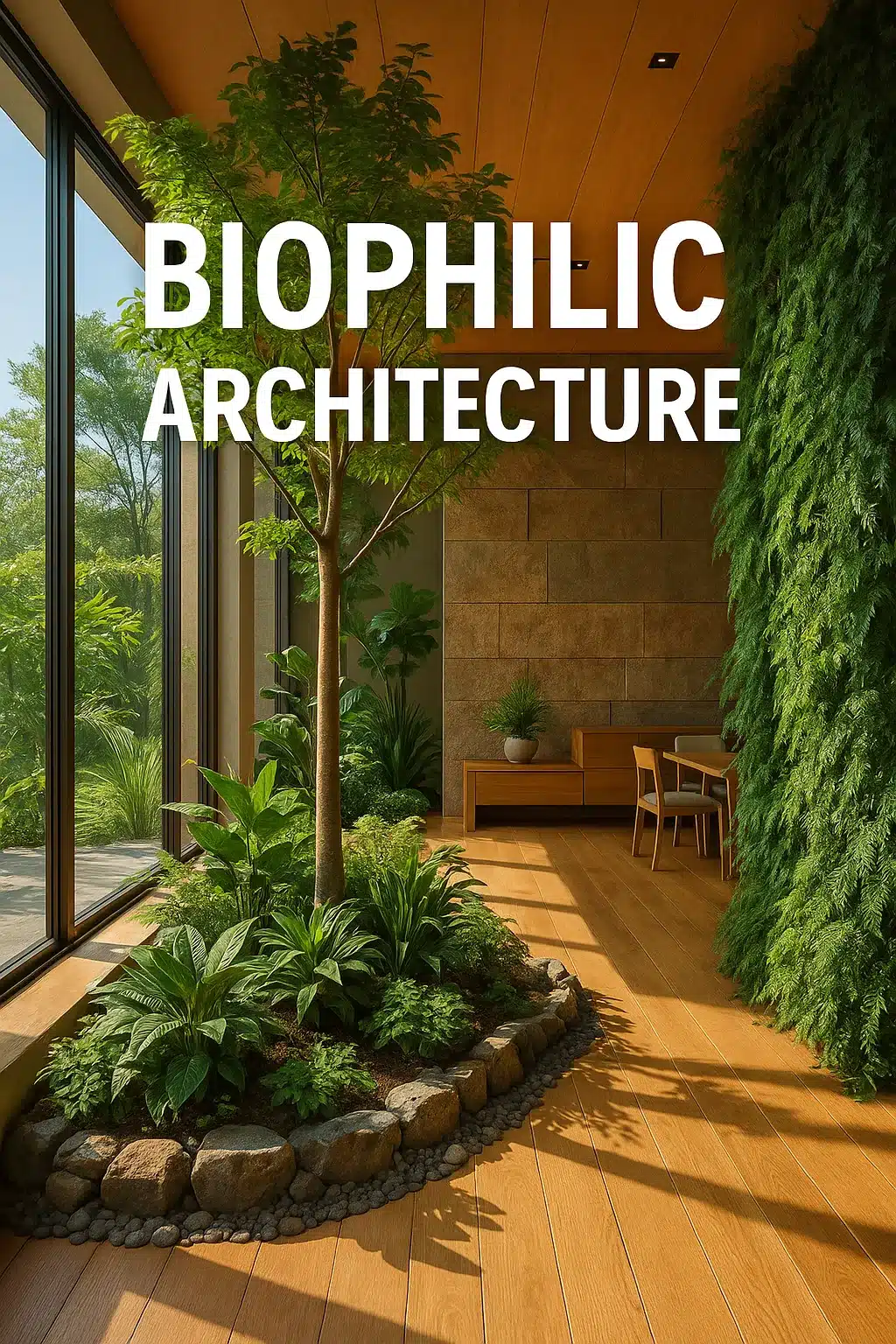 A high resolution photograph showcases an interior