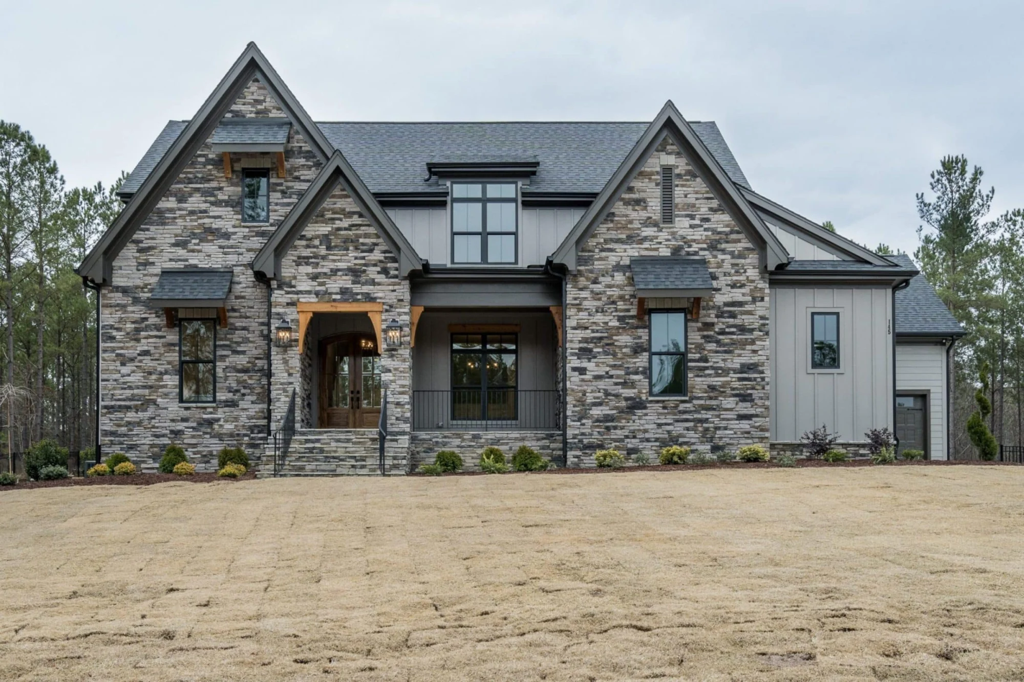 European Craftsman Home Plan - 4-Bed, 3.5-Bath, 3,420 SF