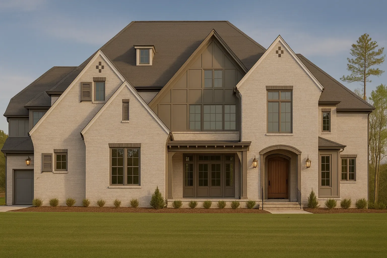 House Plans with Basement Bedrooms 4 19-1766 HOUSE PLAN - Elegant Tudor-Style House Plan – 5 Bed, 5+ Bath, 4,183 Sq. Ft.