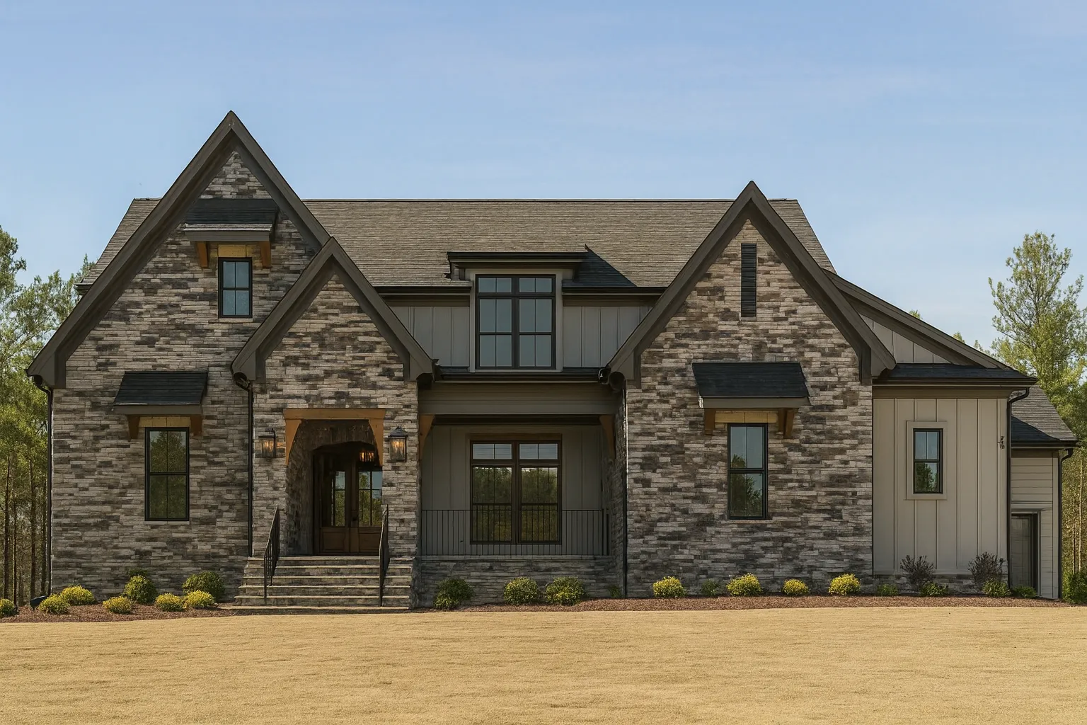 House Plans with Basement Bedrooms 5 European Craftsman Home Plan - 4-Bed, 3.5-Bath, 3,420 SF