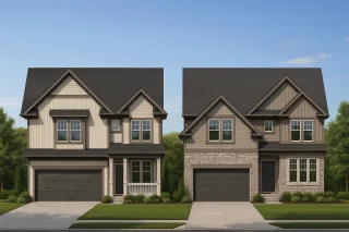 Traditional 2-Story House Plan with Office, Rec Room & 2-Car Garage