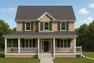Charming Cottage Home Plan with Detailed Architecture
