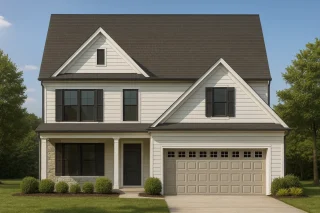 Classic Suburban Home Plan with 3 Stories and CAD Designs