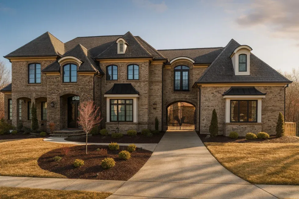 French Country house plan with 4,191 heated sq. ft.