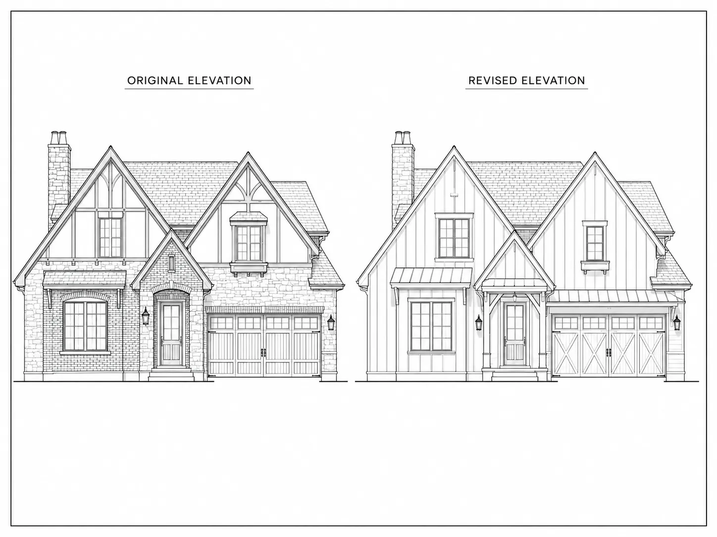 Revised elevation modification example