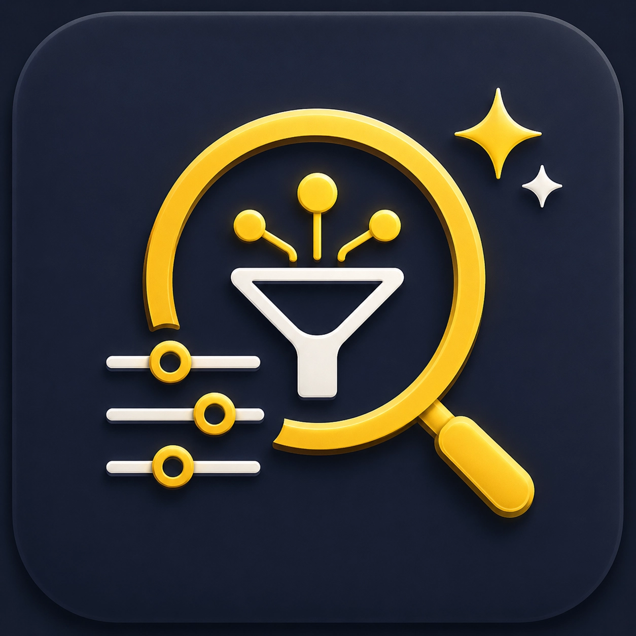 Search smarter with smart filters icon