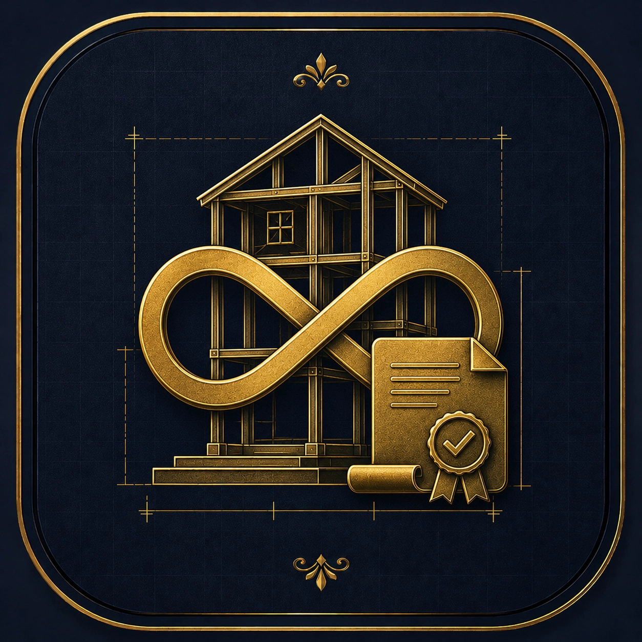 Unlimited build rights icon