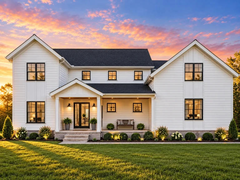 Cottage House Plans 2 21-2885 HOUSE PLAN - Modern Farmhouse Home Plan - 4-Bed, 3-Bath, 3,170 SF