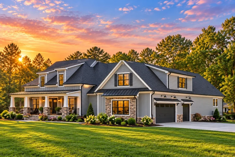 Cottage House Plans 9 21-3120 HOUSE PLAN - Modern Farmhouse Home Plan - 4-Bed, 4-Bath, 3,412 SF