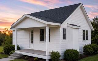 21-2225 HOUSE PLAN - Cabin Home Plan - 2-Bed, 1-Bath, 750SF