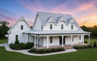 21-2293 HOUSE PLAN - Modern Farmhouse Home Plan - 3-Bed, 3.5-Bath, 2,821 SF
