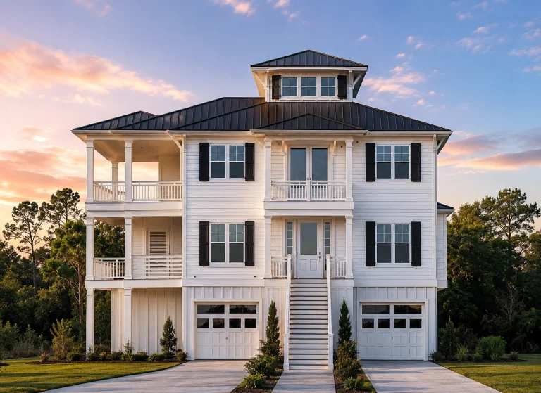 Colonial House Plans 23 21-3504 HOUSE PLAN - Coastal Home Plan - 5-Bed, 4-Bath, 2,772 SF