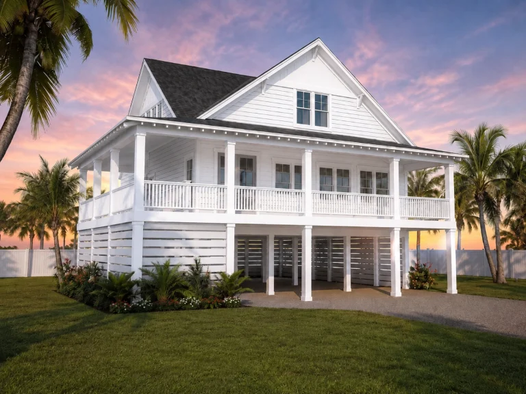 21-2391 HOUSE PLAN - Coastal Cottage Home Plan - 3-Bed, 2.5-Bath, 2,048 SF