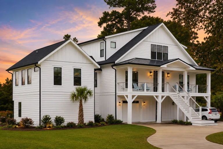Best-Selling House Plans for Builders 13 21-2477 HOUSE PLAN - Coastal Farmhouse Home Plan - 4-Bed, 3-Bath, 3,664 SF