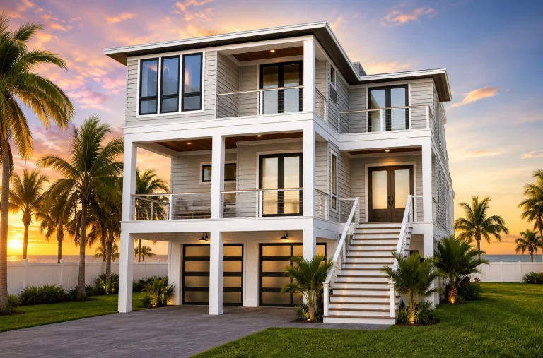Best-Selling House Plans for Builders 9 21-2813 HOUSE PLAN - Coastal Home Plan - 5-Bed, 4.5-Bath, 4,124 SF