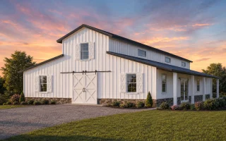 21-2273 HOUSE PLAN - Barndominium Home Plan - 3-Bed, 3-Bath, 2,006 SF