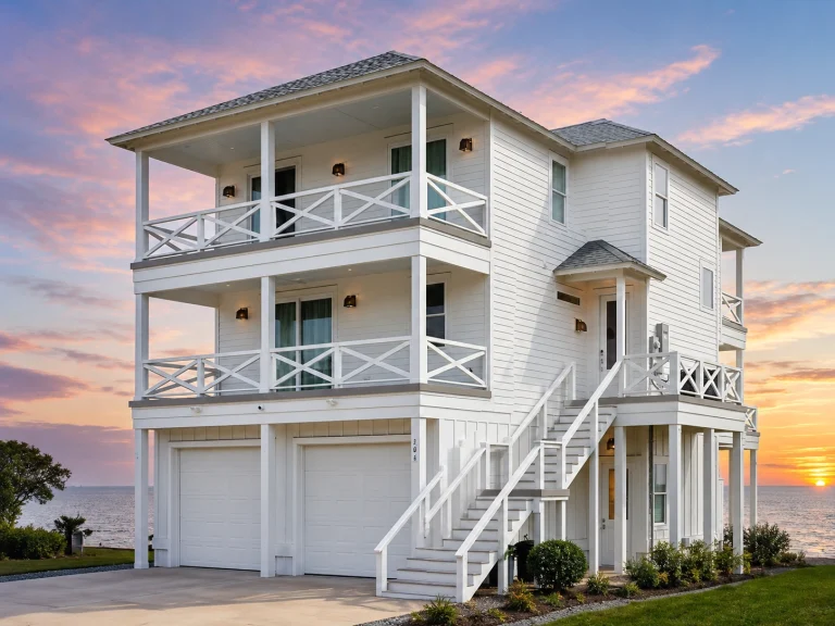 Classical House Plans 17 21-3053 HOUSE PLAN - Coastal Home Plan - 4-Bed, 4-Bath, 2,342 SF