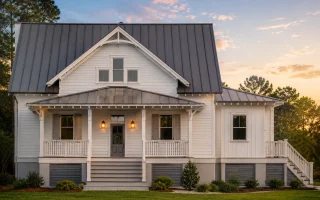 21-2406 HOUSE PLAN - Coastal Cottage Home Plan - 3-Bed, 3-Bath, 2,384 SF