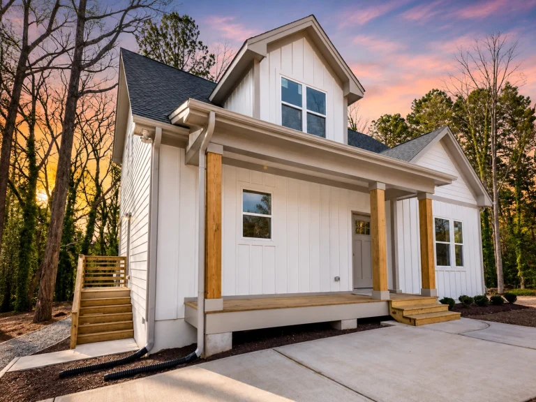 House Plans with Breezeway 7 21-2312 HOUSE PLAN - Cottage Farmhouse Home Plan - 4-Bed, 3.5-Bath, 1,945 SF
