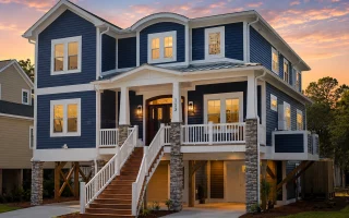 22-1015 HOUSE PLAN - Coastal Home Plan - 4-Bed, 3-Bath, 2,744 SF
