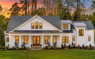 22-1278 HOUSE PLAN - Modern Farmhouse Home Plan - 4-Bed, 4-Bath, 4,697 SF