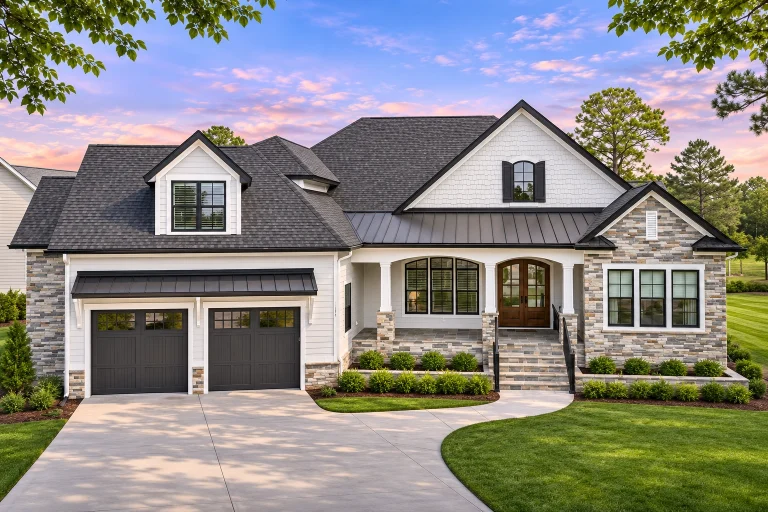 Open Deck House Plans 14 21-3417 HOUSE PLAN - Modern Craftsman Home Plan - 4-Bed, 5.5-Bath, 3,558 SF