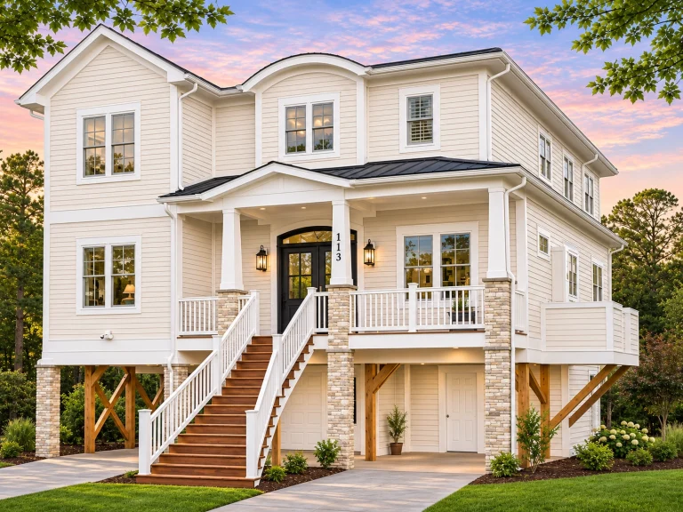 22-1015 HOUSE PLAN - Coastal Home Plan - 4-Bed, 3-Bath, 2,744 SF