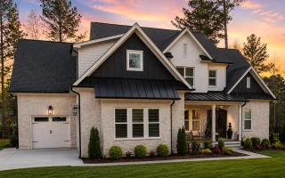 22-1586 HOUSE PLAN - Modern Farmhouse Home Plan - 4-Bed, 5-Bath, 4,446 SF