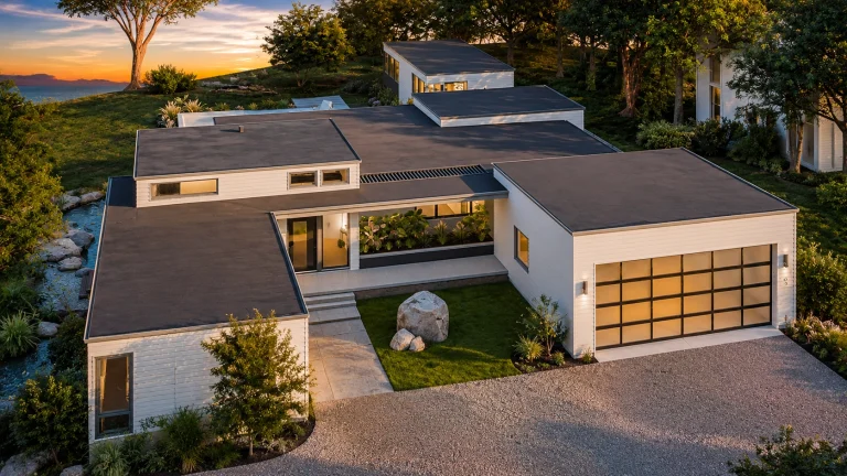 22-1974 HOUSE PLAN - Contemporary Ranch Home Plan - 4-Bed, 5-Bath, 3,730 SF