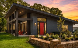 22-1985 HOUSE PLAN - Contemporary Home Plan - 3-Bed, 2-Bath, 1,862 SF