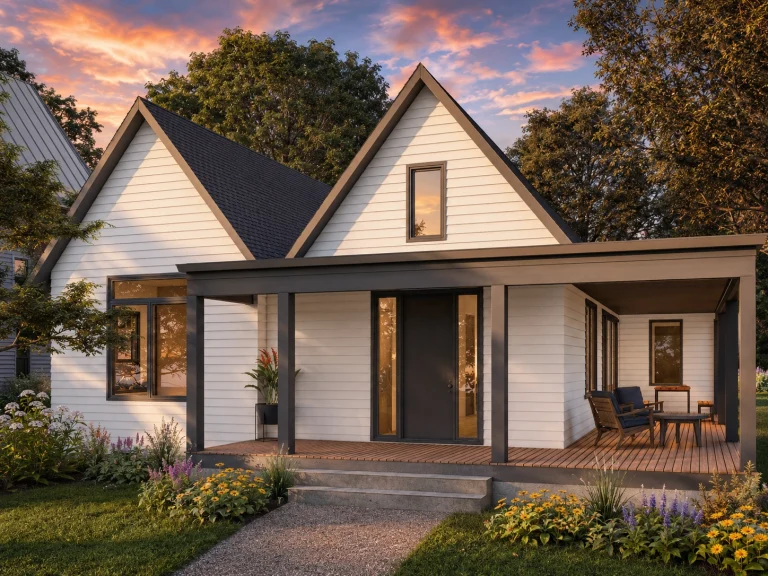 22-1615 HOUSE PLAN - Modern Cottage Home Plan - 3-Bed, 2-Bath, 1,953 SF