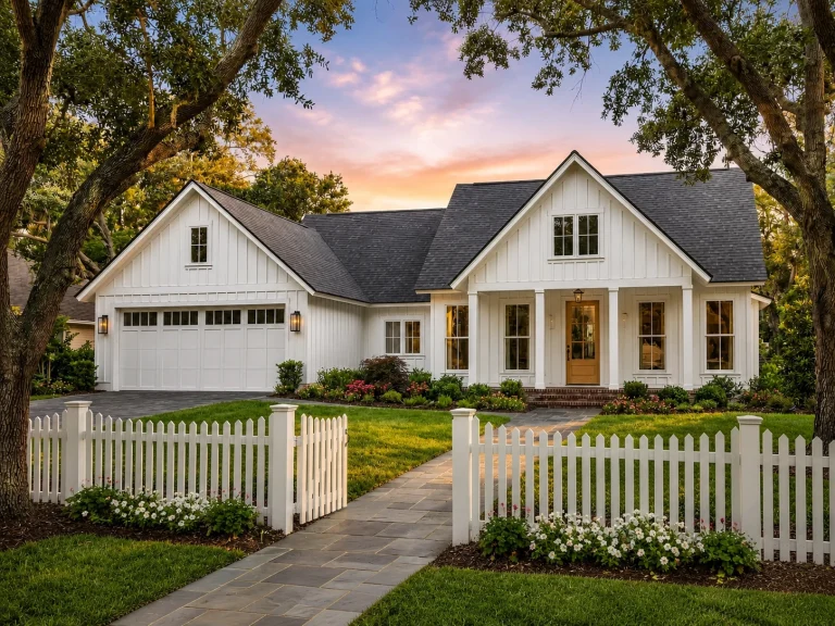 22-1350 HOUSE PLAN - Modern Farmhouse Home Plan - 3-Bed, 2-Bath, 1,706 SF