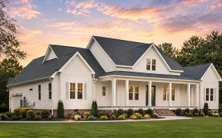 22-2119 HOUSE PLAN - Modern Farmhouse Home Plan - 4-Bed, 3-Bath, 2,508 SF