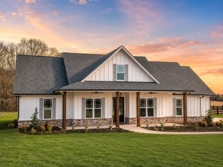 Adobe House Plans 1 22-1031 HOUSE PLAN - Modern Farmhouse Home Plan - 3-Bed, 2.5-Bath, 1,993 SF