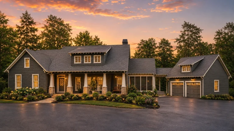 22-1109 HOUSE PLAN - Rustic Craftsman Home Plan - 4-Bed, 4-Bath, 3,333 SF