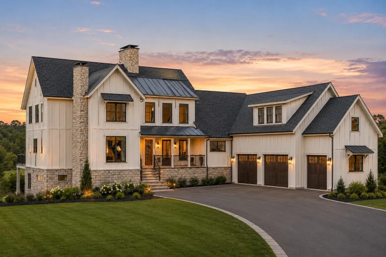 Bungalow House Plans 2 22-2120 HOUSE PLAN - Modern Farmhouse Home Plan - 4-Bed, 5.5-Bath, 5,013 SF
