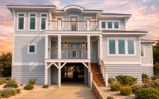 20-2016 HOUSE PLAN - Coastal Farmhouse Home Plan - 4-Bed, 4.5-Bath, 3,067 SF