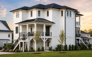 20-1069 HOUSE PLAN - Coastal Home Plan - 4-Bed, 4-Bath, 3,420 SF