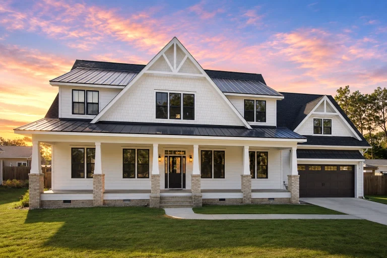 Country House Plans 6 22-1596 HOUSE PLAN - Modern Farmhouse Home Plan - 5-Bed, 4.5-Bath, 3,390 SF