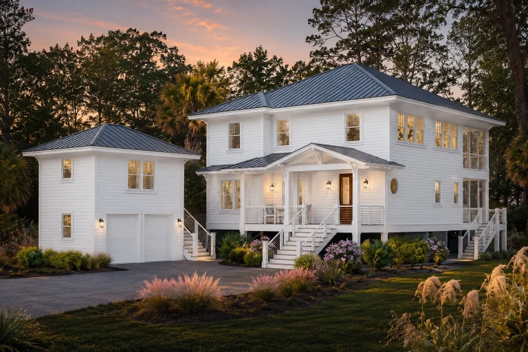 20-2125 HOUSE PLAN - Coastal Home Plan - 3-Bed, 4-Bath, 2,196 SF