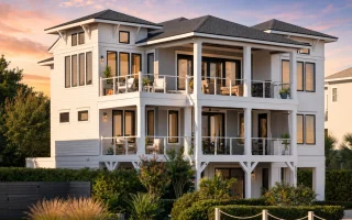 20-1825 HOUSE PLAN - Coastal Home Plan - 4-Bed, 4.5-Bath, 3,587 SF
