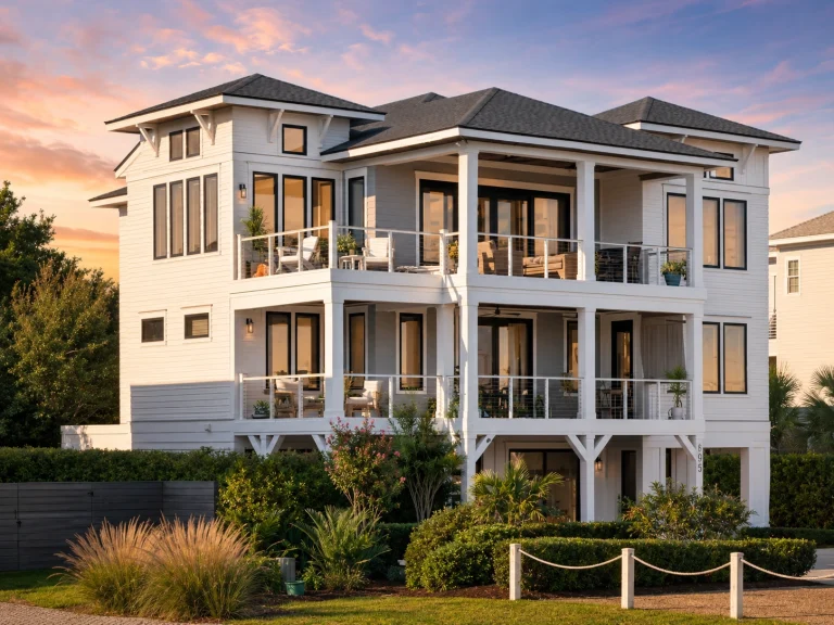 American House Plans 3 20-1825 HOUSE PLAN - Coastal Home Plan - 4-Bed, 4.5-Bath, 3,587 SF