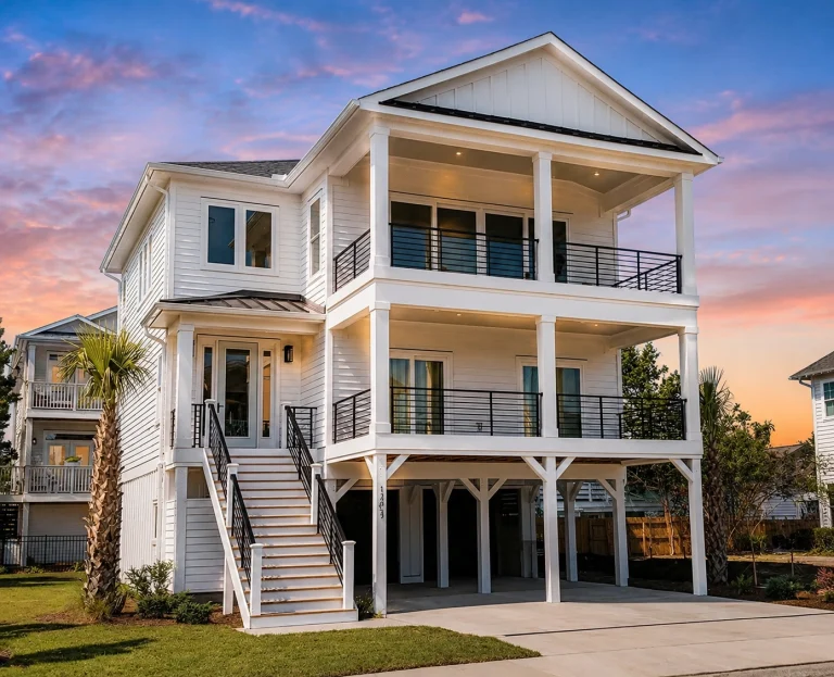 House Plans with Elevator 9 20-1950 HOUSE PLAN - Coastal Home Plan - 5-Bed, 4.5-Bath, 3,115 SF