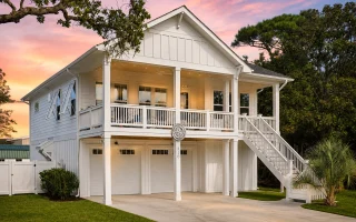20-1510 HOUSE PLAN - Coastal Home Plan - 4-Bed, 4-Bath, 2,120 SF