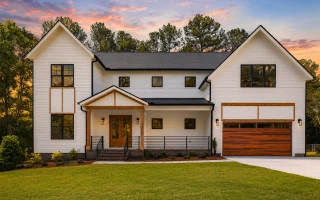 24-1387 HOUSE PLAN - Modern Farmhouse Home Plan - 4-Bed, 4-Bath, 3,492 SF