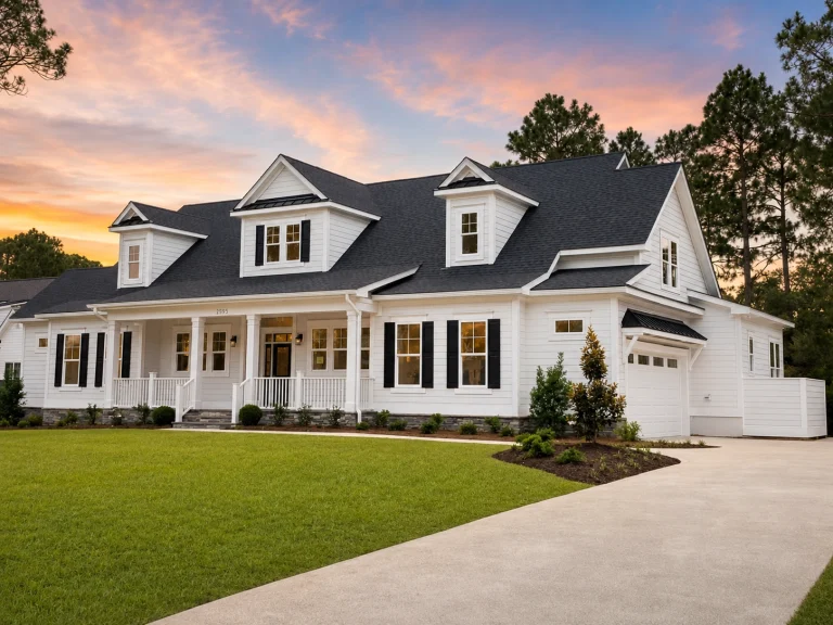 24-1166 HOUSE PLAN - Modern Farmhouse Home Plan - 3-Bed, 3.5-Bath, 3,341 SF