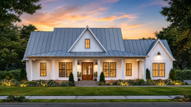 24-1527 HOUSE PLAN - Modern Farmhouse Home Plan - 3-Bed, 2.5-Bath, 2,315 SF