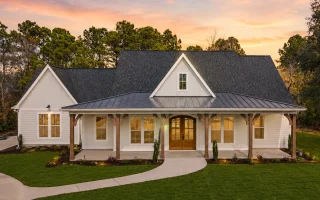 24-1527 HOUSE PLAN - Modern Farmhouse Home Plan - 3-Bed, 2.5-Bath, 2,315 SF