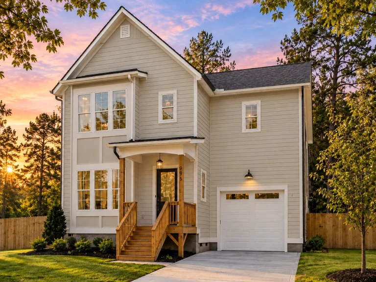 24-1480 HOUSE PLAN – Modern Farmhouse Home Plan – 3-Bed, 2.5-Bath, 2,047 SF