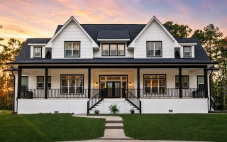 24-1787 HOUSE PLAN - Modern Farmhouse Home Plan - 6-Bed, 4-Bath, 3,200 SF